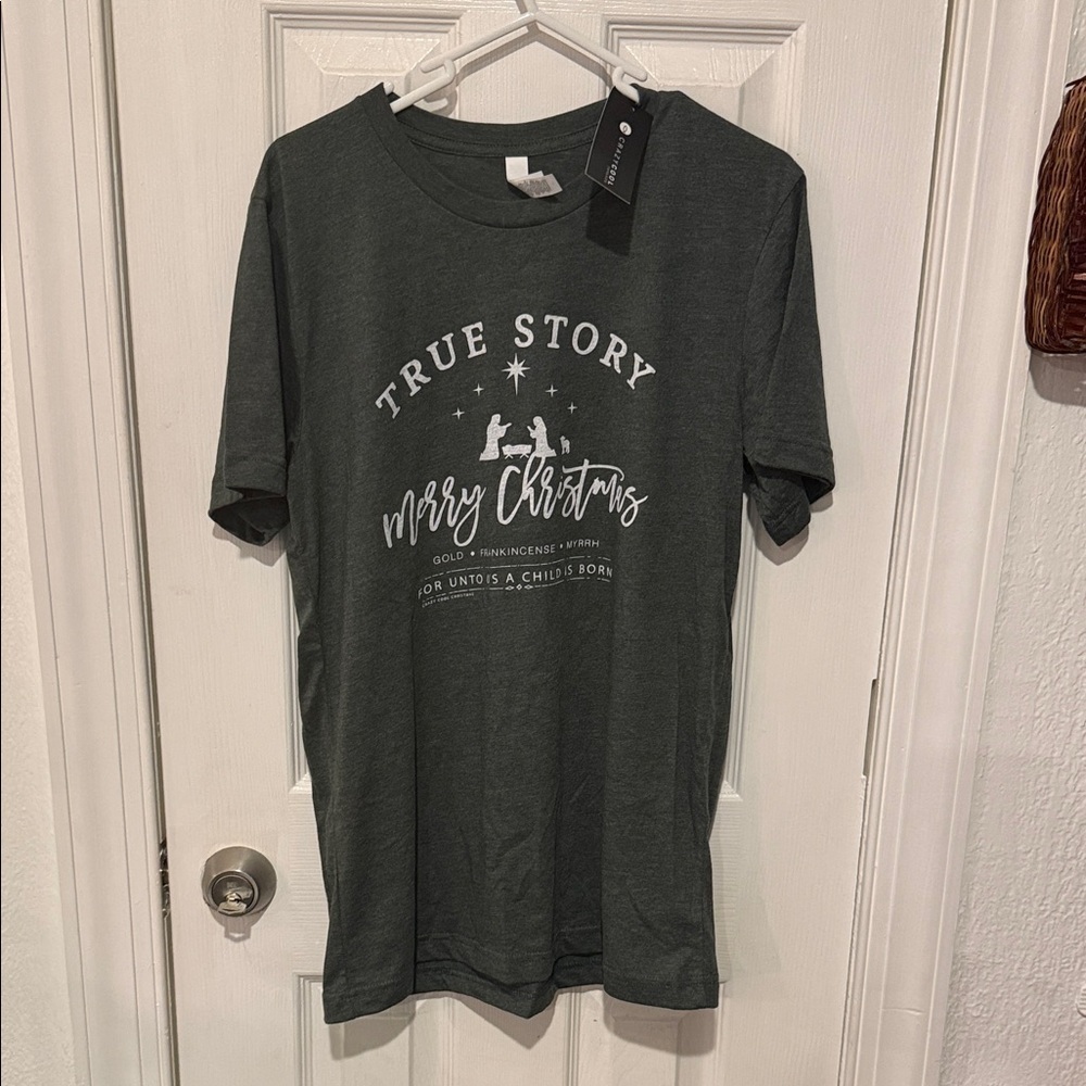 Bella Canvas Gray T-Shirt - Picture 4 of 6